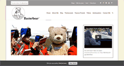 Desktop Screenshot of baxterbear.com