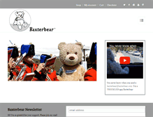 Tablet Screenshot of baxterbear.com